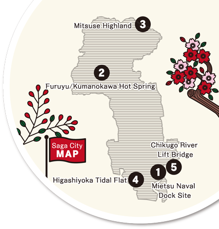 saga-shi map